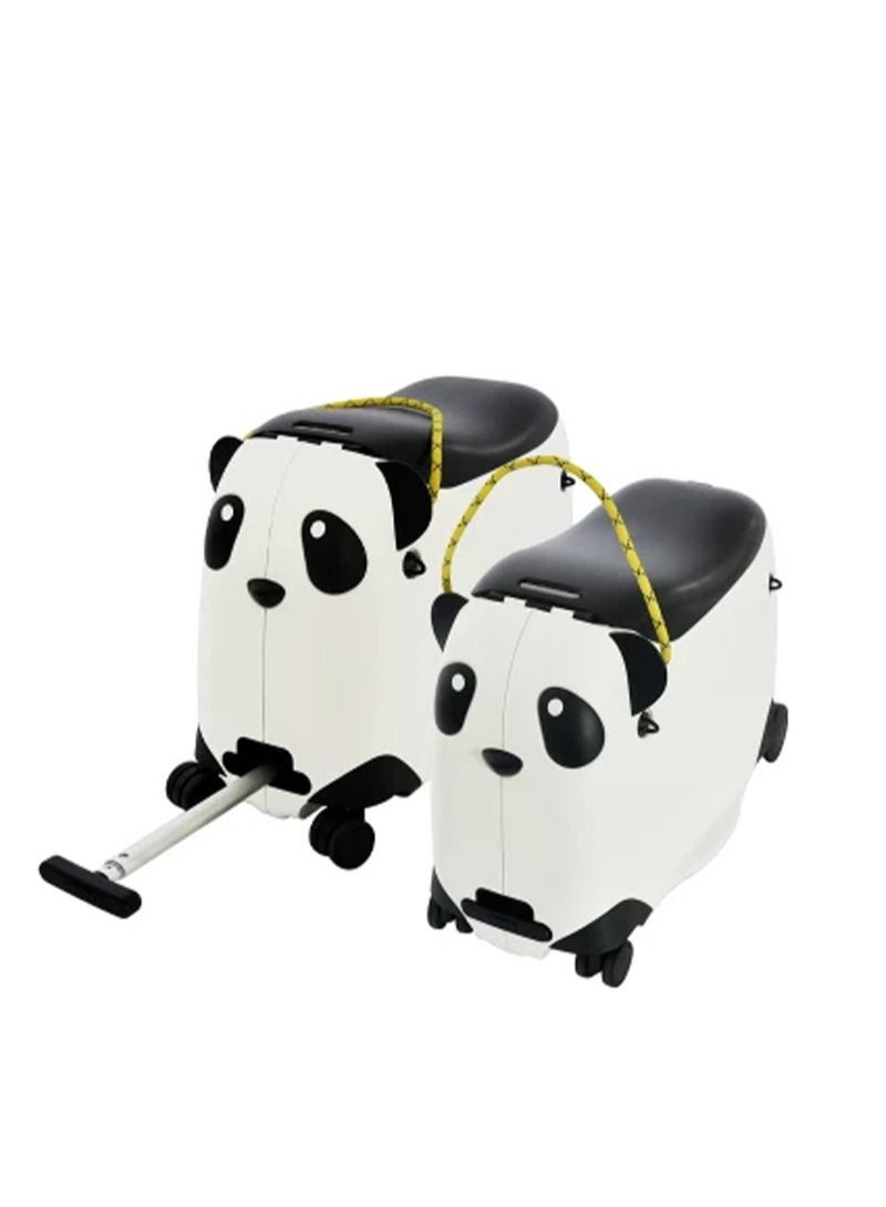 PARTNER Kids ride  bike suitcase children hand carry bag white with black  - Image 1