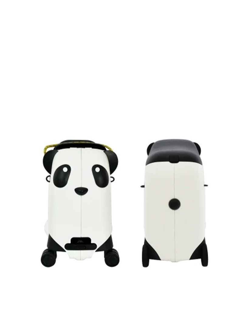 PARTNER Kids ride  bike suitcase children hand carry bag white with black  - Image 2