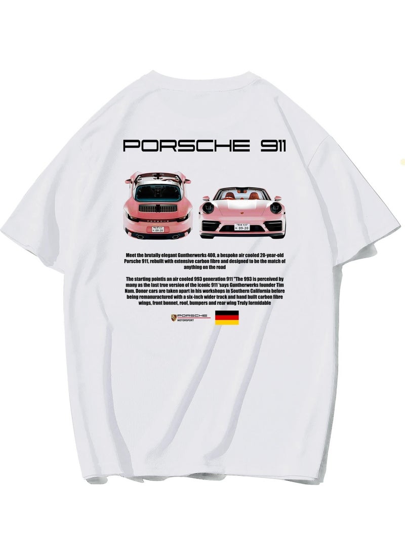 Unisex Oversize Porsche 911 T-Shirt White - pzsku/Z7041798FF1333EA72F11Z/45/_/1730356011/aaea5560-cccb-491d-af75-2b7d97cb8e53