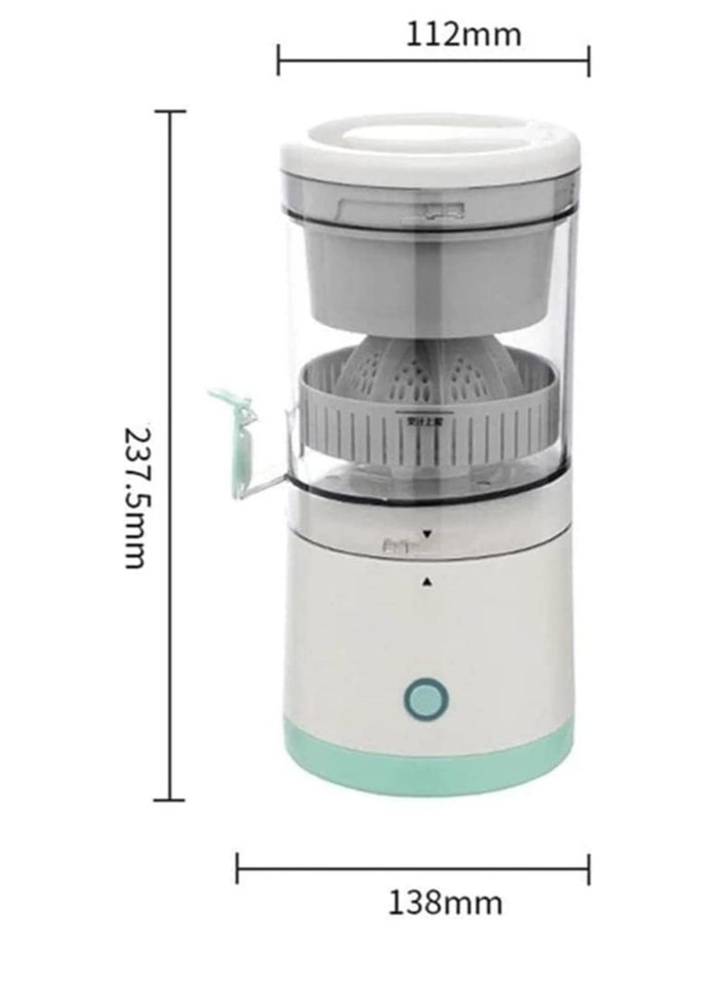 ELTRAZONE Citrus Juicer, Electric Orange Squeezer with Powerful Motor and USB Charging Cable, Juicer Extractor, Lime Juicer, Suitable for Orange, Citrus, Apple - Image 3