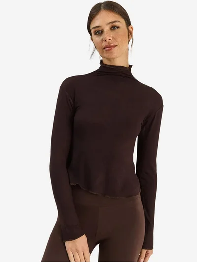بيانكو لوتشي LUCCI Basic Half Turtleneck Blouse