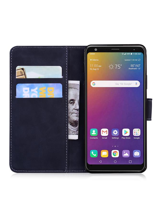 S-TOP Case For LG Stylo 5 Skin Feel Pure Color Flip Leather Phone Case - Image 4