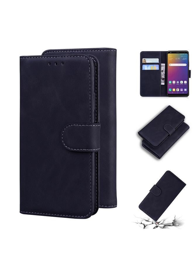 S-TOP Case For LG Stylo 5 Skin Feel Pure Color Flip Leather Phone Case - Image 1