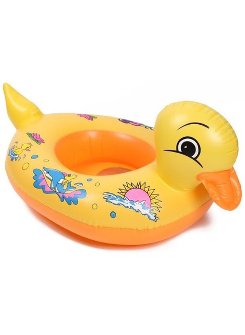 Inflatable Duck Baby Float Lifesaver for Water