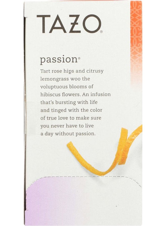 TAZO Tazo Tea Passion 20 Bags Net WT. 1.8 OZ/52G  - Image 5