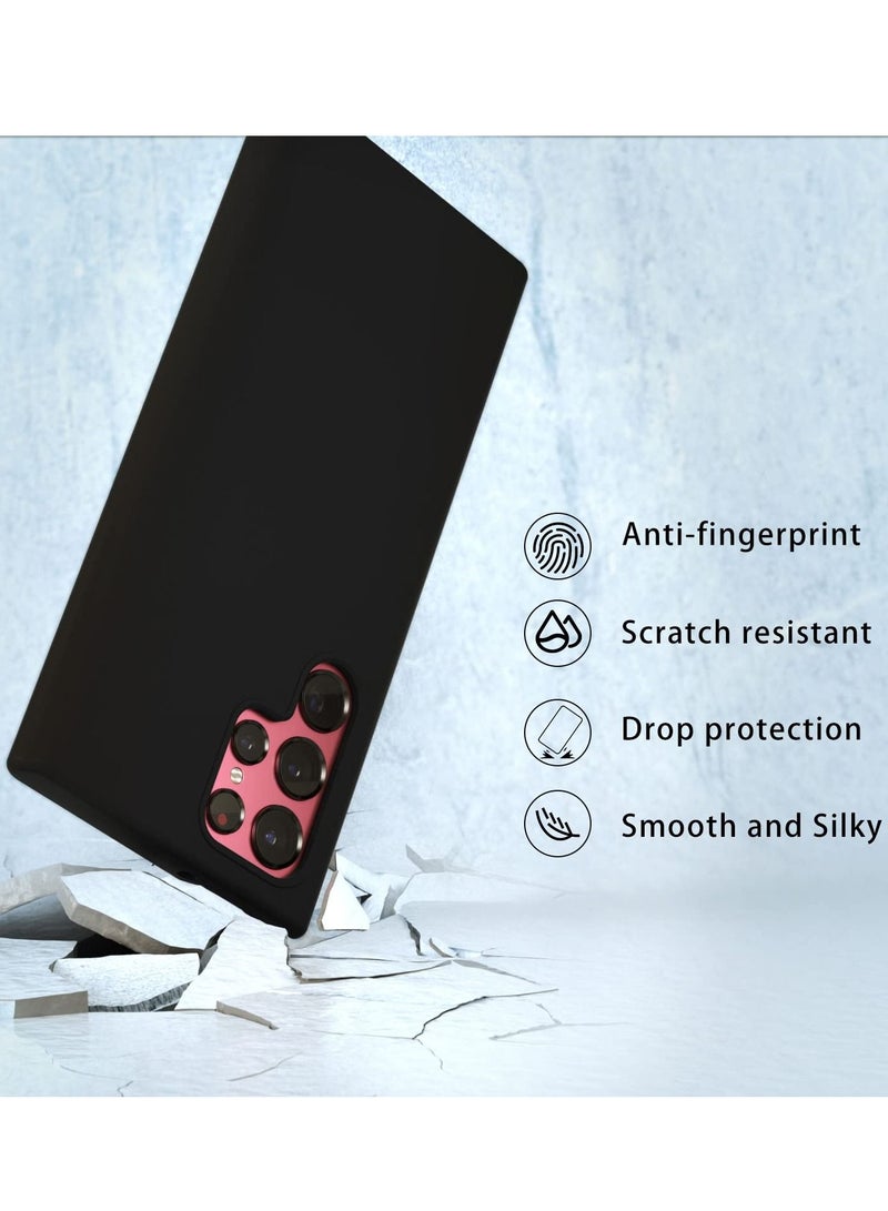 BORTONY Galaxy S22 Ultra Liqiud Silicone Case Silky Smooth Slim Full-Body Protective Silicone Case Cover For Samsung Galaxy S22 Ultra - Image 3