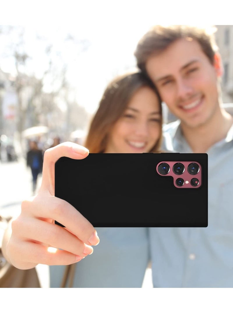 BORTONY Galaxy S22 Ultra Liqiud Silicone Case Silky Smooth Slim Full-Body Protective Silicone Case Cover For Samsung Galaxy S22 Ultra - Image 2