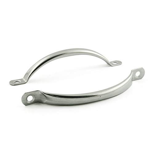 PZRT 2pcs 121mm Stainless Steel Door Handle Cabinet Drawer Hardware Solid Handles Pulls Hole Spacing 106mm/4.17in - Image 2