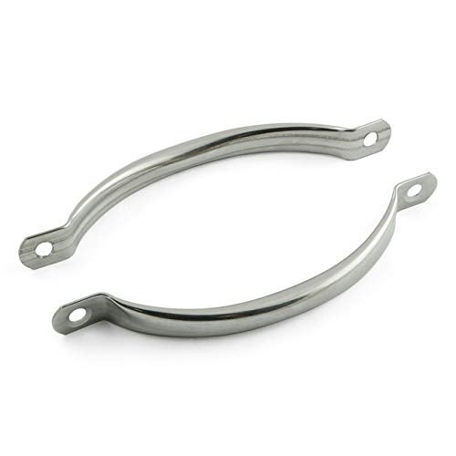 PZRT 2pcs 121mm Stainless Steel Door Handle Cabinet Drawer Hardware Solid Handles Pulls Hole Spacing 106mm/4.17in - Image 3