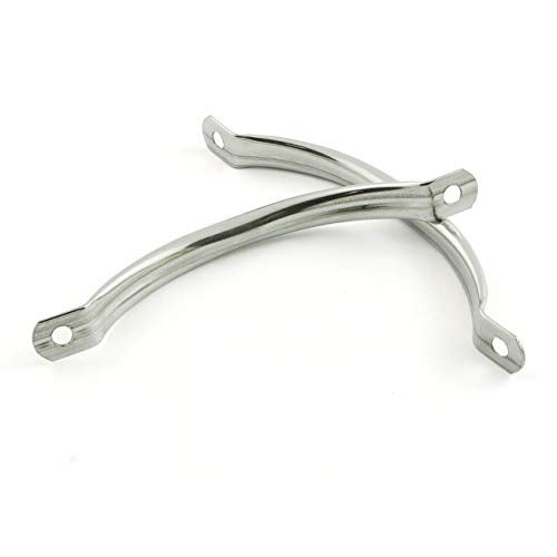 PZRT 2pcs 121mm Stainless Steel Door Handle Cabinet Drawer Hardware Solid Handles Pulls Hole Spacing 106mm/4.17in - Image 4
