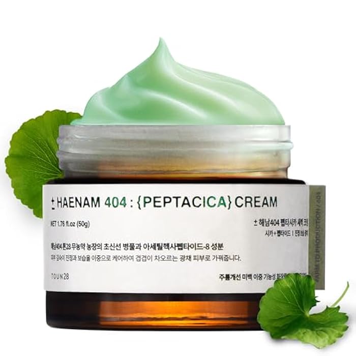 TOUN28 Korean PEPTACICA Overnight Face Cream Moisturizer | 43% Cica, Anti-Aging & Skin Repair | Premium Korean Vegan Beauty - Image 1