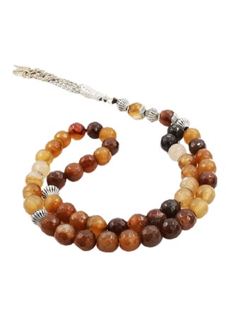 Men's rosary, first-class Brazilian agate - with a steel tassel. A distinctive and unique rosary. - pzsku/Z7041D73A3648FE987AFCZ/45/_/1711634250/915283b3-b7f3-4ca8-9075-35e763093d4d