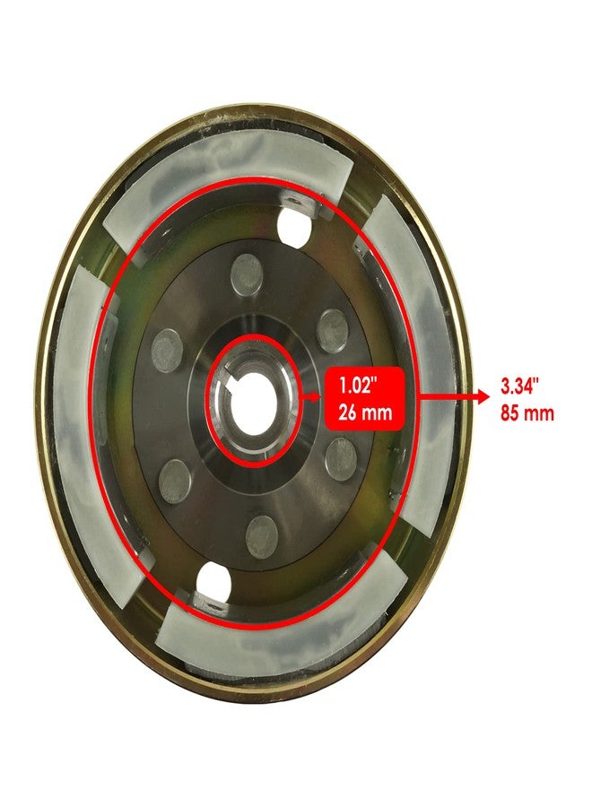 Caltric Flywheel Generator with Stator Magneto Compatible with Yamaha Blaster 200 YFS200 1990-2006 - Image 3