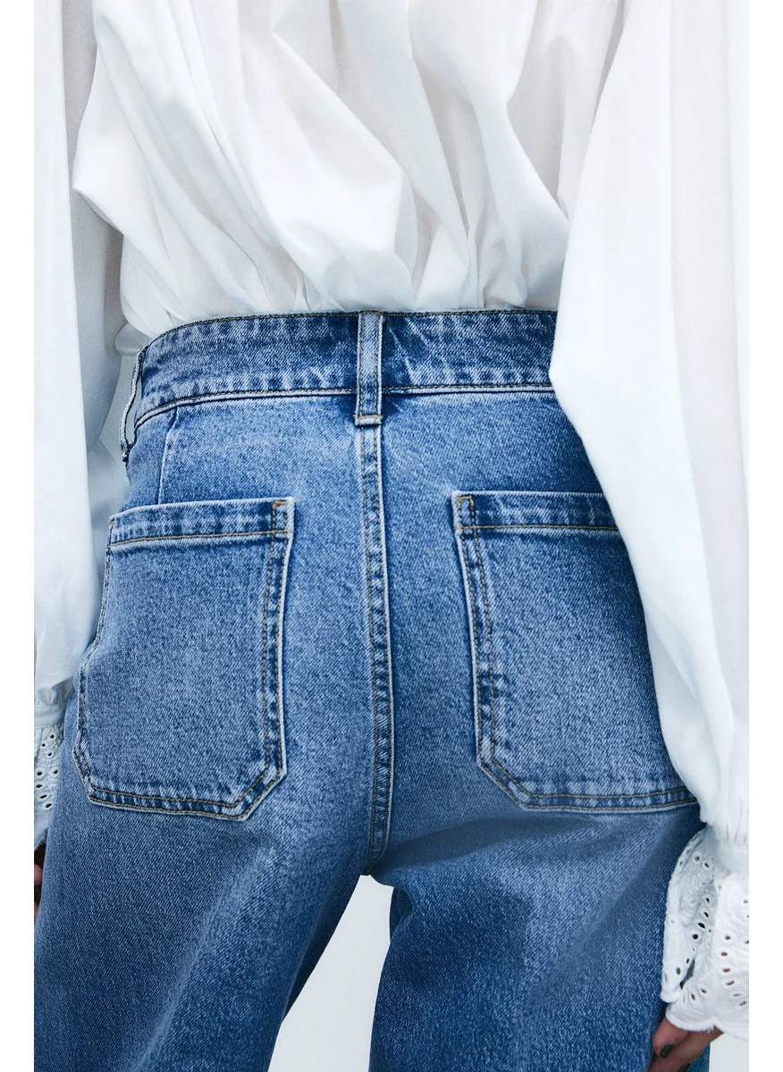 H&M Wide High Jeans