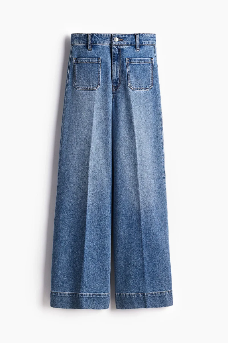 اتش اند ام Wide High Jeans