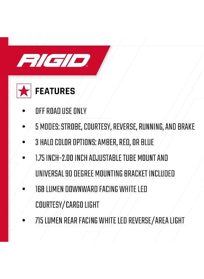 Rigid Industries Blue Chase LED Tail Light - Image 3