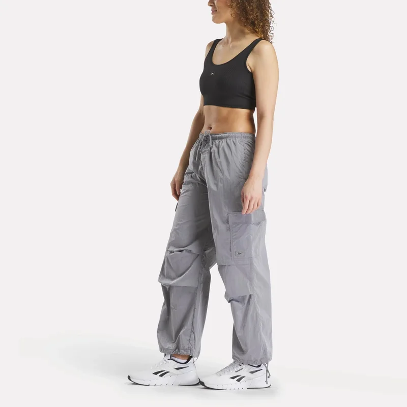 Reebok Metallic Silver Reebok Studio Style Cargo Women's Pant In Metallic Silver for Women | Best Price UAE