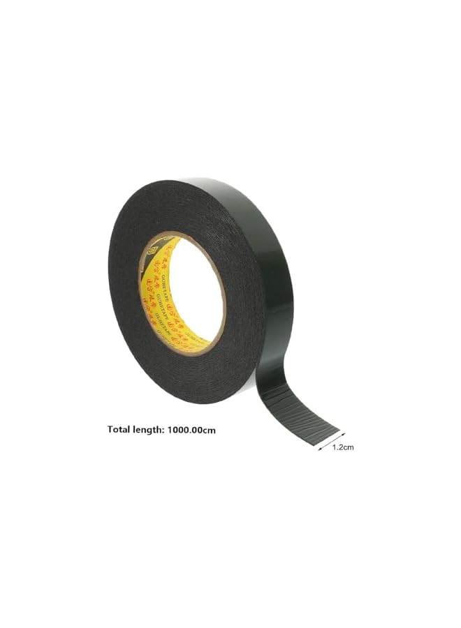 PROMASS promass Double Sided Tape, Mounting Tape Heavy Duty, Removeable PE Foam Tape Strips, Strong Adhesive Tape Waterproof Free Damage for Paint Wall Picture Hanging Poster, 1mm x 12mm x 10m, 3 Rolls  - Image 2