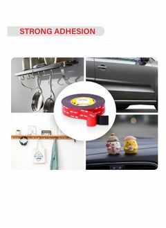 Y&D Double Sided 3M Adhesive Tape,1 inch Width x 9 FT Length, VHB Heavy Duty Mounting Tape, Waterproof Foam for Home Decor, Office Décor, by True 1 in. X Ft.  - Image 5