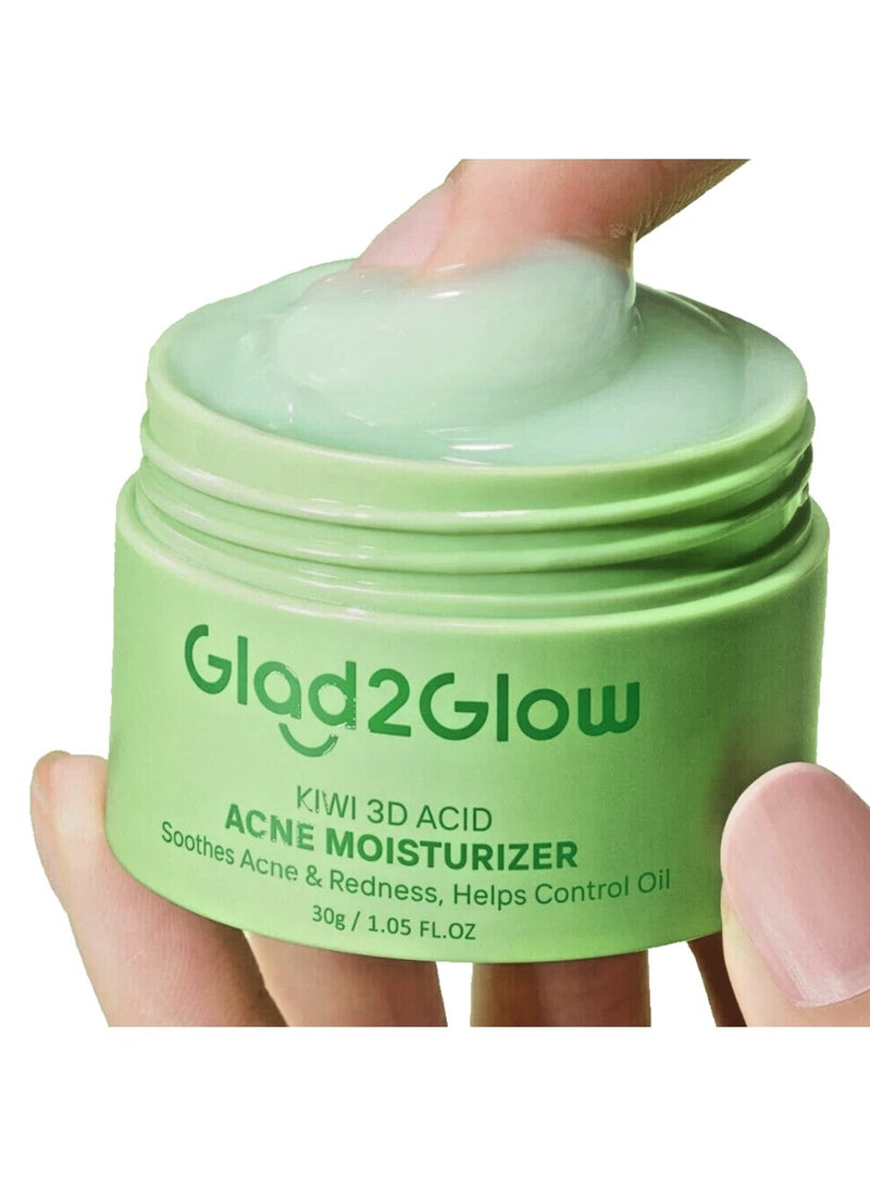 Glad2Glow Kiwi 3D Acid Acne Moisturizer - Image 4