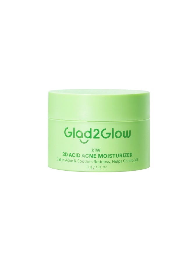 Glad2Glow Kiwi 3D Acid Acne Moisturizer - Image 1