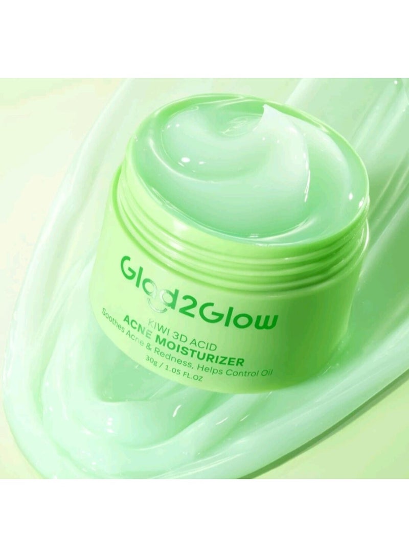 Glad2Glow Kiwi 3D Acid Acne Moisturizer - Image 3