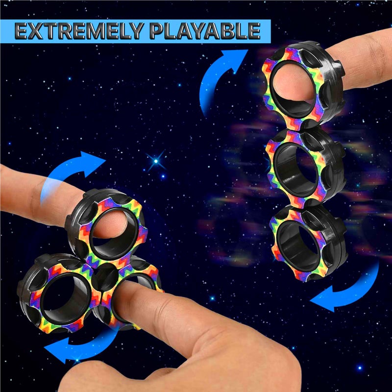 Dr.Kbder 5PC Fidget Toys Adults Set Fidgets for Classroom Must Have Autism Sensory Pack Figette Cube ADHD Special Treasure Prize Tool Stress Relief Desk Cool Gadget for Kid Easter Basket Stuffers for Teen Boys - Image 4