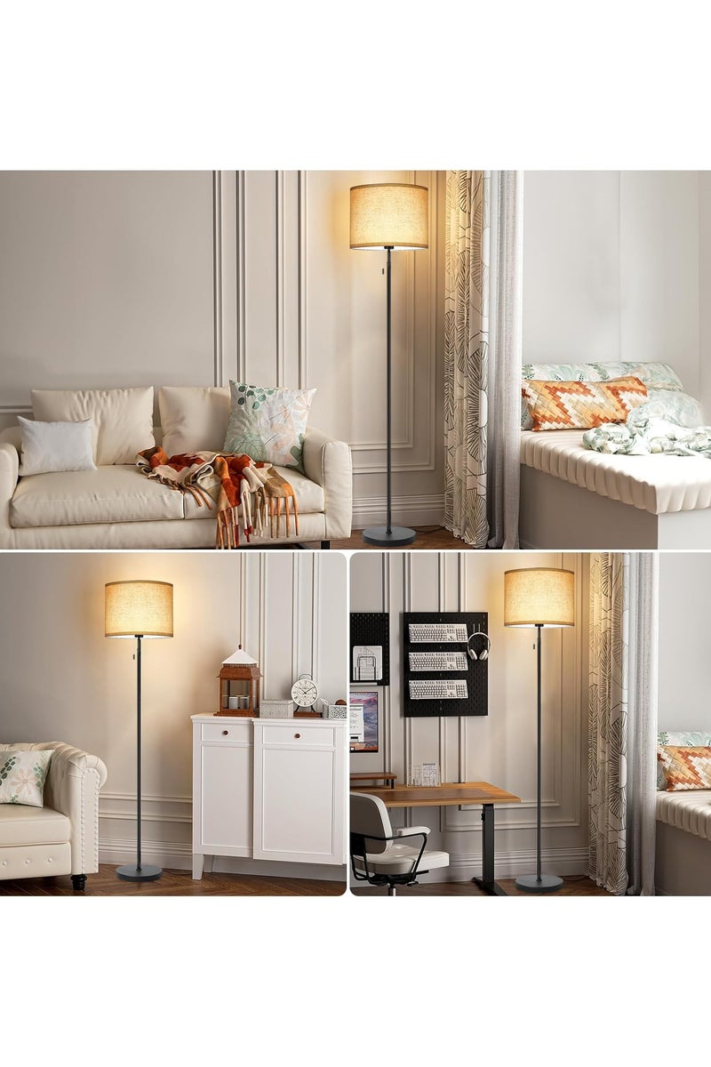 Perfin Tall Floor Lamp - Nordic Standing Lamp for Living Room, Bedroom, Office, 12W Dimmable 3-Color LED with Timer & Night Light, Remote/App/Manual, Weighted Base - Image 3