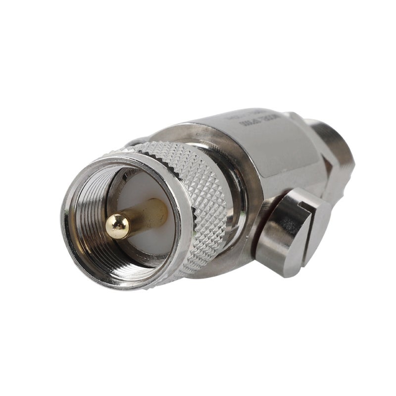 UHF-M Lightning Arrestor Coaxial Surge Protector - 1/4 Wavelength Short Circuit Protection UHF-F Antenna Lightning Arrester for All Band Communication - Image 4