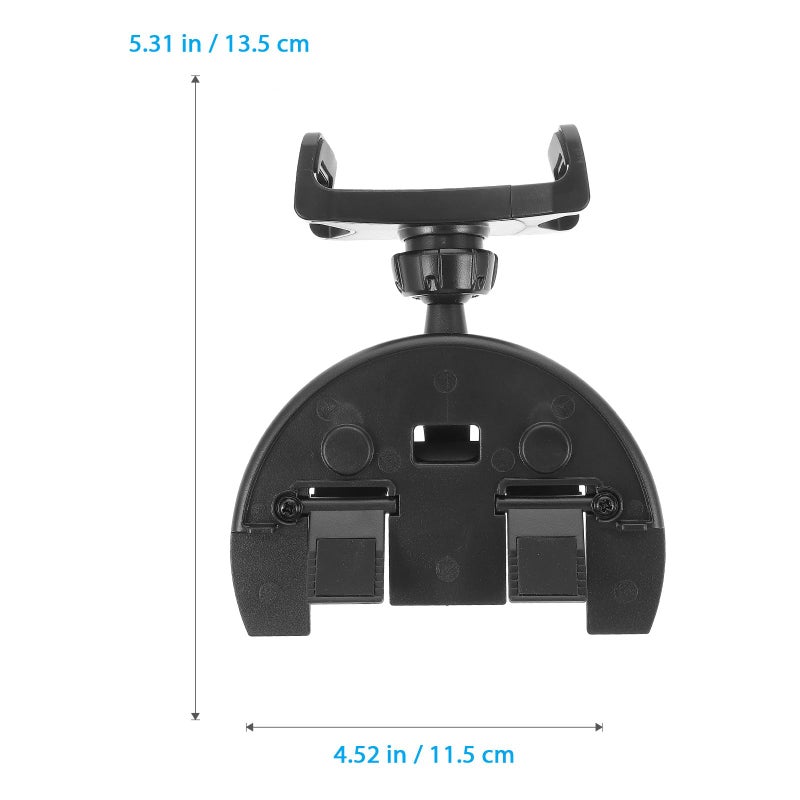 CD Slot Car Phone Holder 360 Degree Rotatable Black Universal Vehicle Mount - Image 3
