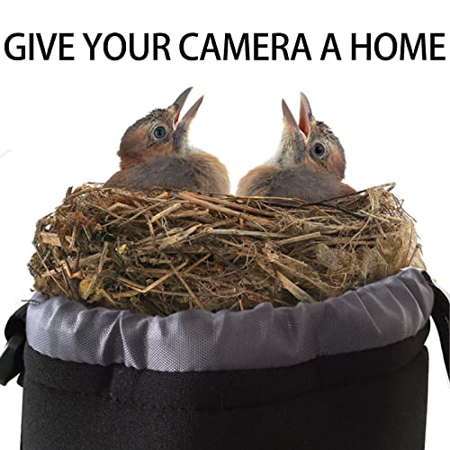MOGALY Lens Pouch Set 3Pack Replacement Compatible for Canon, Nikon, Sony, Pentax, Olympus (Small, Medium, Large) - Image 5
