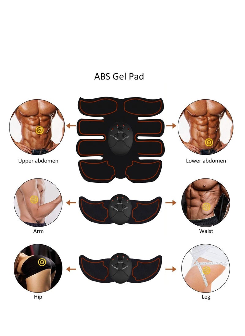 KASTWAVE Muscle Trainer Instrument, Abs Stimulator Abdominal, Muscle Toner Electronic Toning Belts, EMS Workout Home Fitness Device, Quick and Effective Abdominals Toning Belt, 1 Pcs  - Image 2