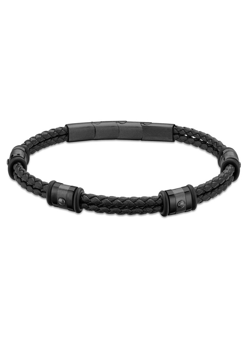 دوكاتي كورس سوار رجالي جلد أسود بإبزيم مغناطيسي  مم - Image 1