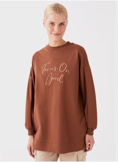 Embroidered Round Neck Tunic