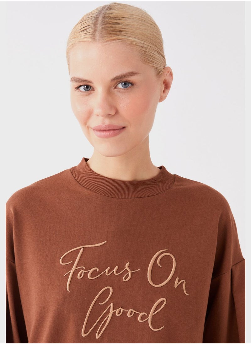 LC WAIKIKI - Embroidered Round Neck Tunic - Image 1