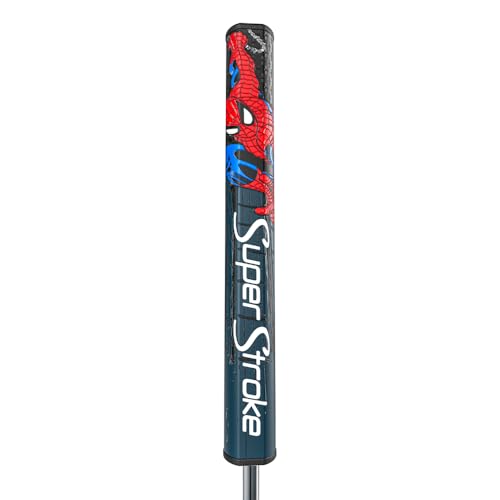 Super Stroke SuperStroke Tour 2.0 Putter Grip, Marvel Hulk | Improves Feedback and Tackiness | Reduces Taper to Minimize Grip Pressure | Polyurethane Outer Layer - Image 1