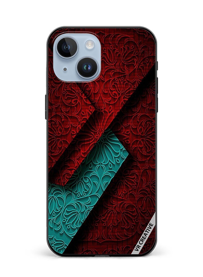 VR CREATIVE Protective Case Cover For Apple iPhone 15 Plus Texture Design Multicolour - Image 1