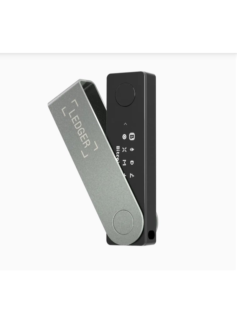 ليدجر محفظة Nano X الصلبة | أكثر طريقة آمنة لتخزين العملات الرقمية وNFTs في وضع التخزين البارد، شاشة كبيرة + اتصال لاسلكي عبر Bluetooth وType-C، دعم أكثر من 5500 أصل وعملة، لنظامي iOS وAndroid، وMacOS وWindows - أسود - Image 2