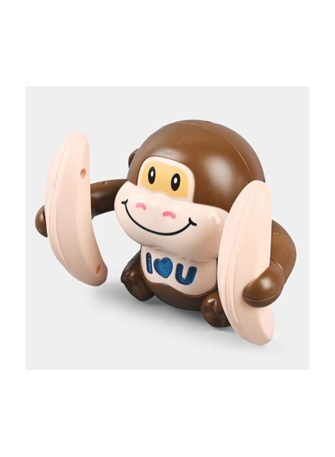 Lighting, Music, Cute Monkey with Voice Banana Monkey Toys for Kids  - Image 1