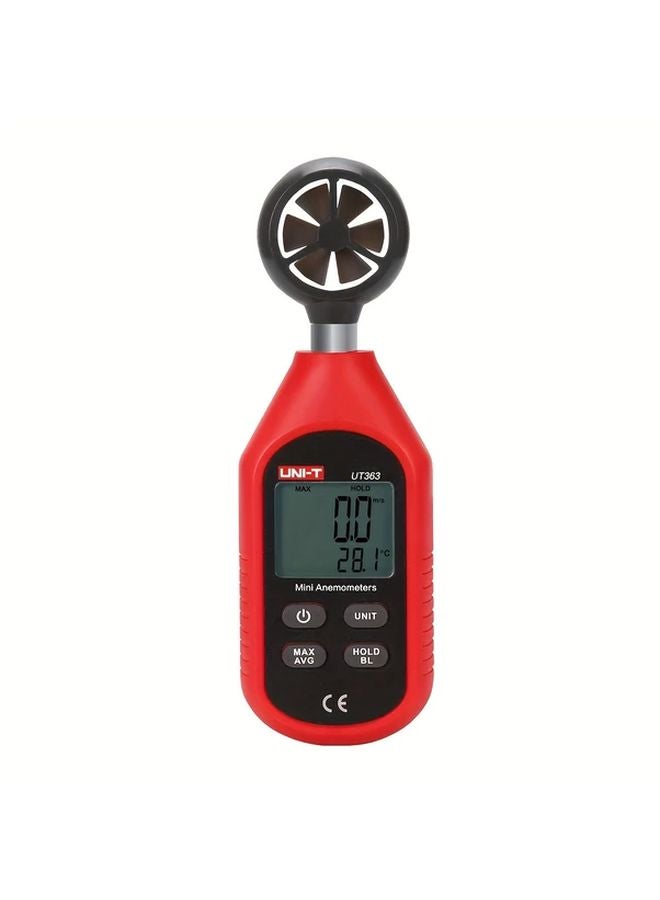 UNI T Digital Anemometer Handheld Wind Speed Temperature Cold Air Measurement - Image 1