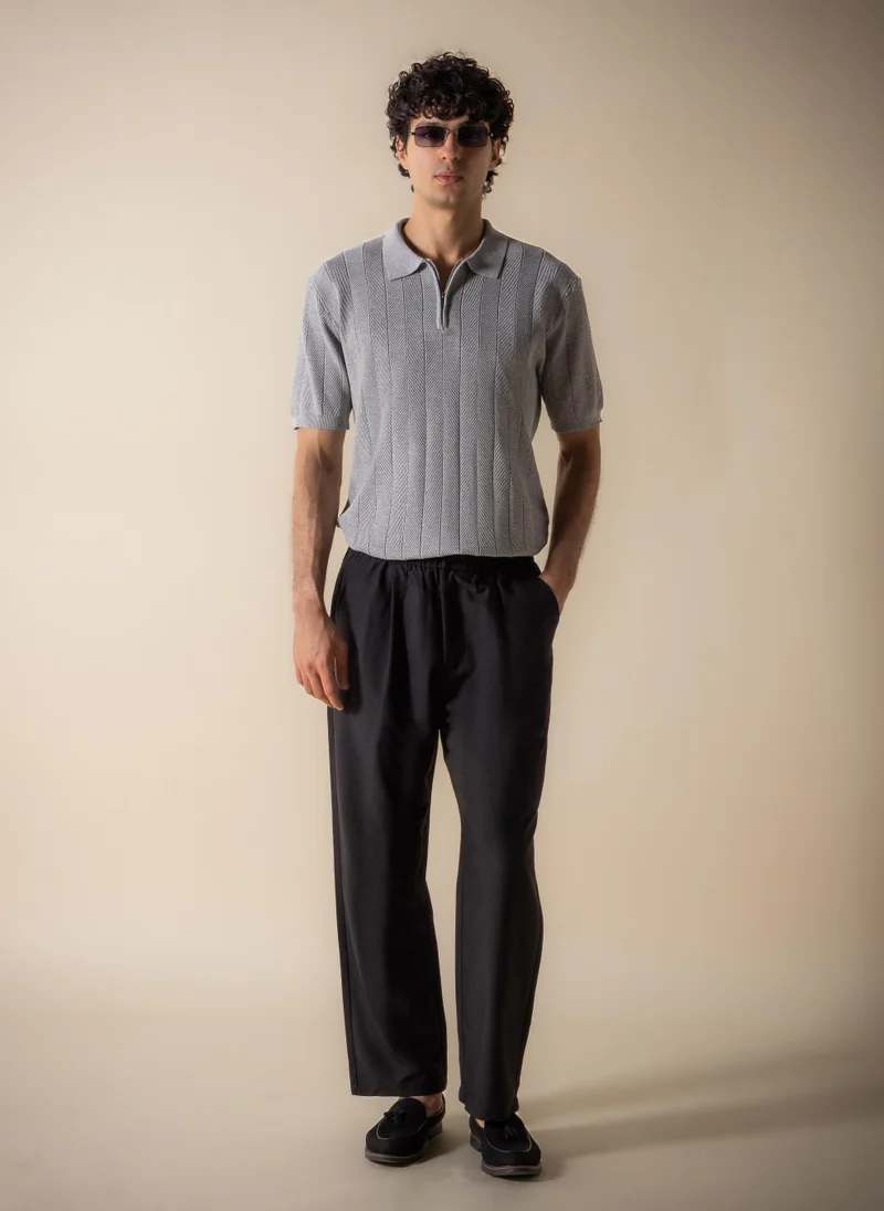 شايبس VERTICAL TEXTURED POLO SHIRT