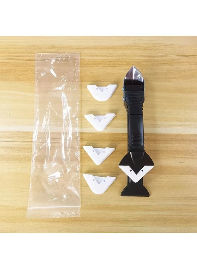 3 In 1 Silicone Sealing Tool With Stainless Steel Head And Durable Plastic Handle 1pc - Image 1