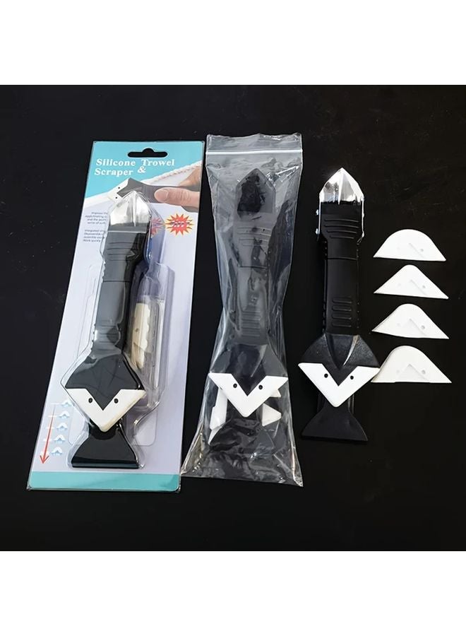 3 In 1 Silicone Sealing Tool With Stainless Steel Head And Durable Plastic Handle 1pc - Image 2