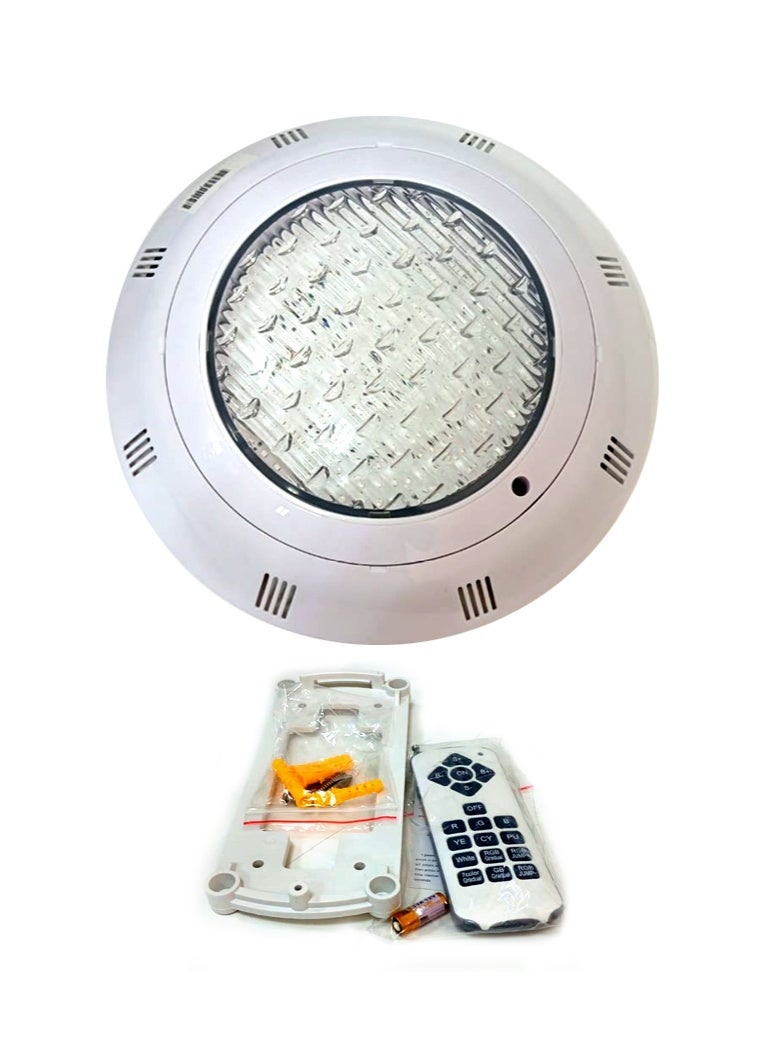 POOL MART Pool Light LED RGB 18W Pool Light with remote AC 12V IP68 - Image 1