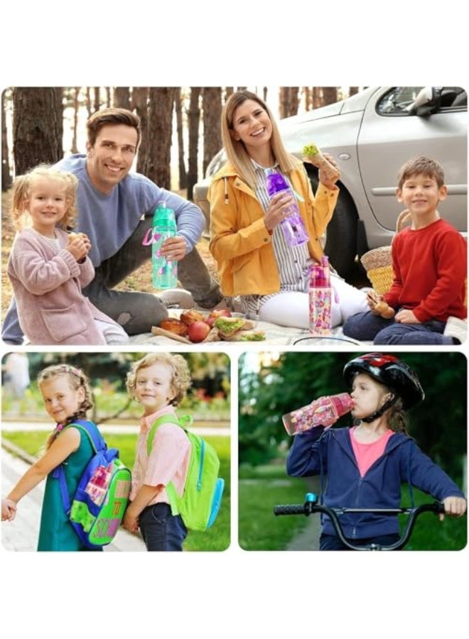 X spring Spray Water Bottles for Kids, 500ml Capacity Hydration Bottle with Spray Nozzle, Fun Water Spray Bottle for Cycling, Hiking and Gym, Perfect Gift for Active Children - Image 5
