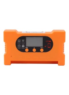 Solar Charge Controller Dual USB Type C Fast Charge Solar Charge Discharge Controller for 12V 24V Battery Charging 100A