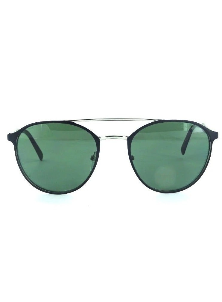 PRADA Full Rim Round Unisex Sunglass - SPR62T 1BO-5X1 - Lens Size: 54 mm - Black - Image 1