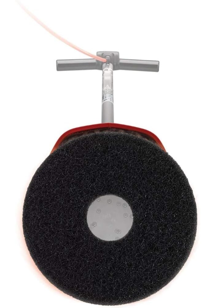 Oreck Commercial 437.071 Strip Orbiter Pad, 12" Diameter, Black for ORB550MC Orbiter Floor Machine - Image 2
