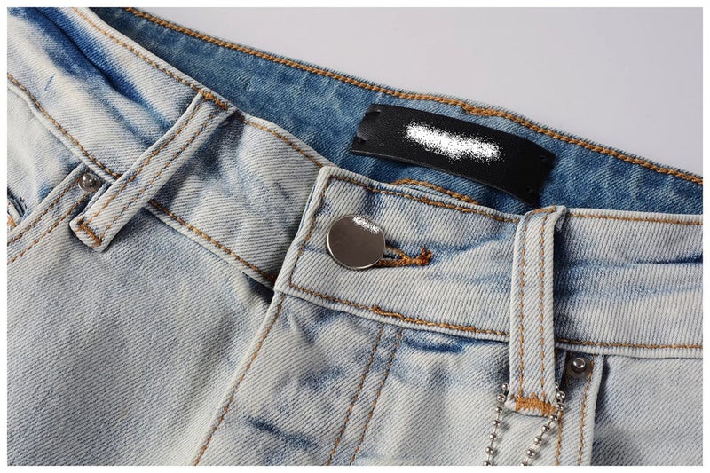 Unisex Classic Denim Jeans Loose Fit Daily Outdoor Wear - Image 5