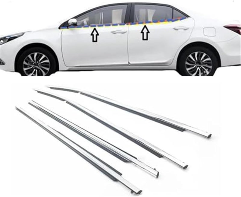 Vuzmode Chrome Car Window Door Sealing Strip - Image 3